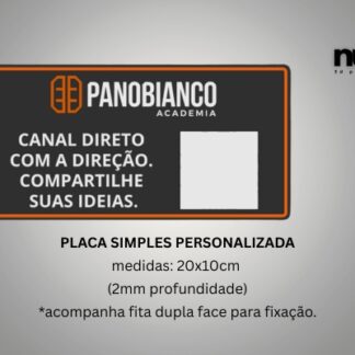 Placa simples